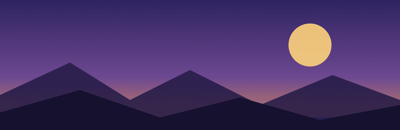 Dusk ridges